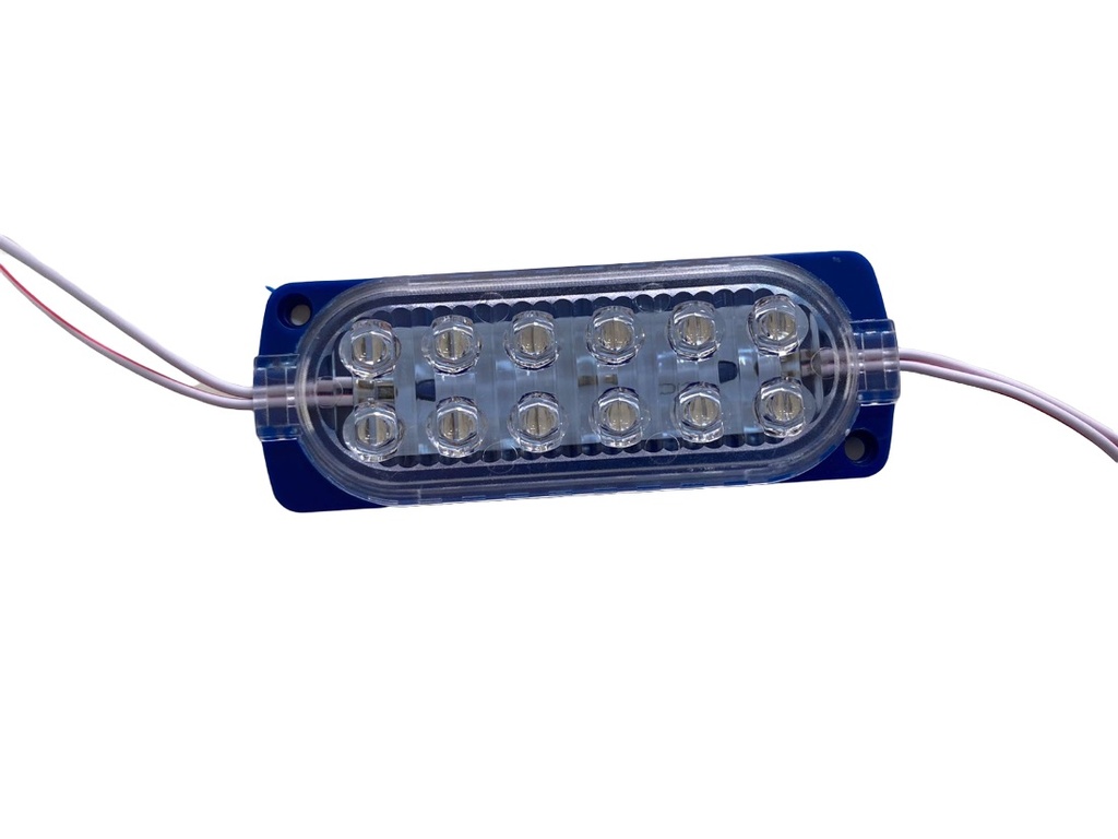 Direccional 12Led Azul 12V